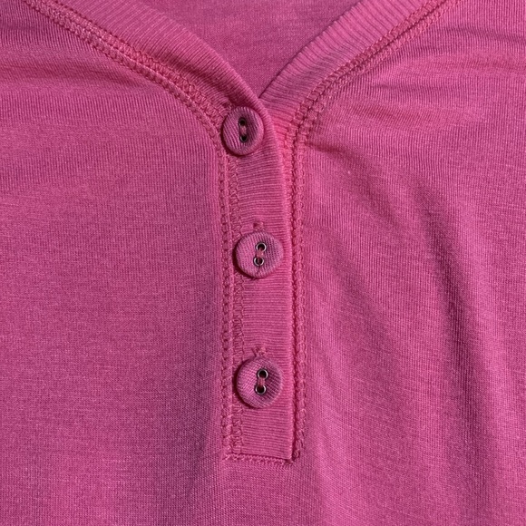 SIMS Women’s Pink Long Sleeve One Piece Shirt Gown Small Feminine Soft - Picture 4 of 10